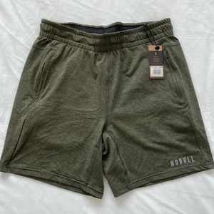 NoBull Men’s Lightweight 7” Shorts - Olive Heather